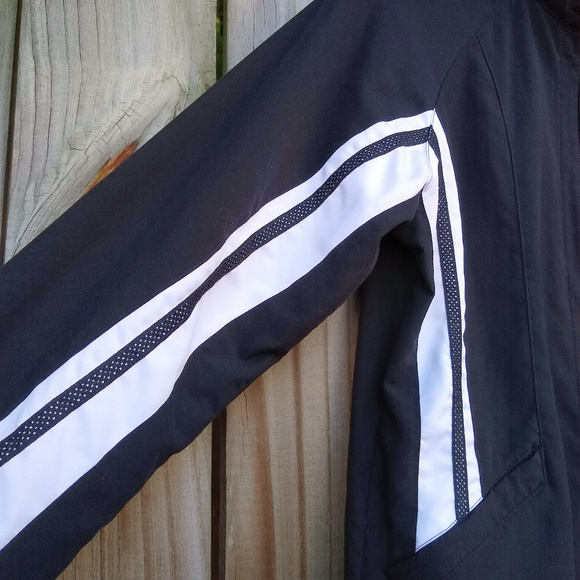 Nike Classic Black & White Sateen Finish Jacket - Picture 2 of 7